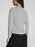 AirEssentials Relaxed Long Sleeve Top in Pier Stripe