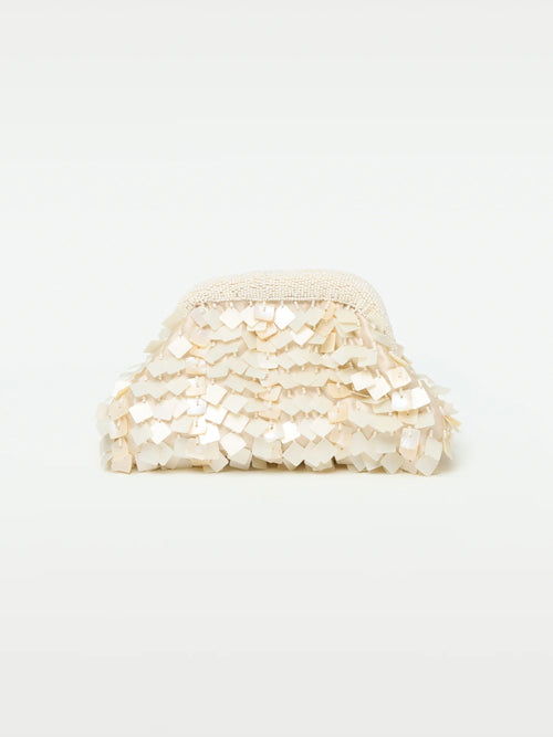 Vienna Clutch in Cream