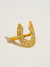 Maevric Horseshoe Ring