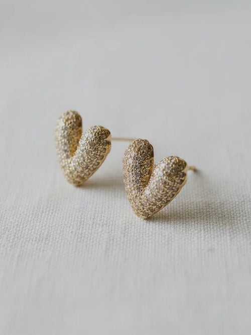 Charming Heart Studs
