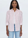 Samantha Button Up in Ruby Stripe