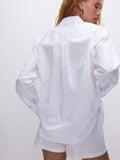Embellished Good Shirt in White
