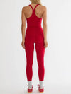 Tayler 7/8 Legging in Crimson Glitz