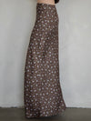 Aurora Skirt in Brown Floral