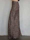 Aurora Skirt in Brown Floral