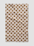 Artisanal Floral Cream Tea Towel