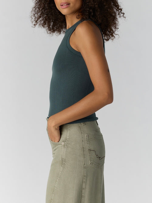 So Soft Seamless Modal Tank in Midnight Mountain