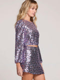 Lyndee Sequin Top in Multi