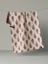 Festive Cranberry Luxe Kitchen Towel