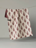Festive Cranberry Luxe Kitchen Towel