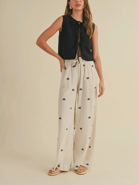 Daisy Loves Linen Pant in Oatmeal
