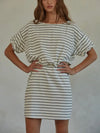 Over You Tee Dress in Cream
