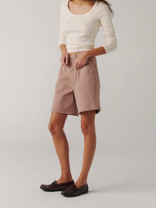 BNA Soft Curve Short in Rosewood