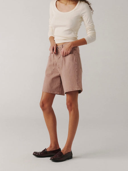 BNA Soft Curve Short in Rosewood