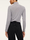 Cashknit Turtleneck Bodysuit in Lava Grey