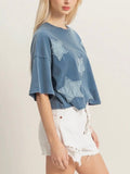 STARting Off Right Tee in Blue