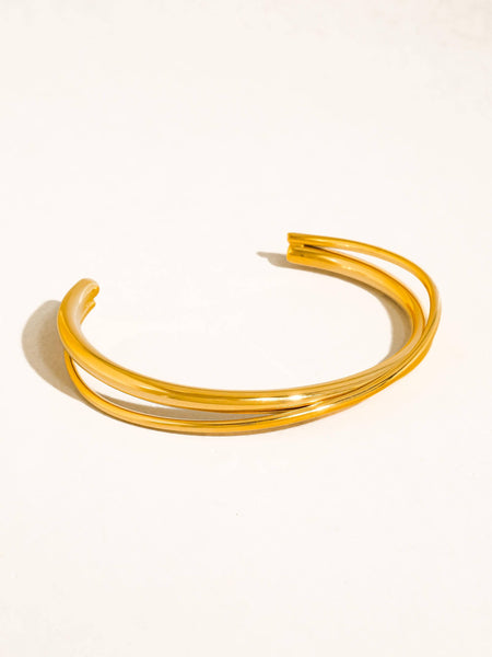 Rivoli Crossover Cuff Bracelet