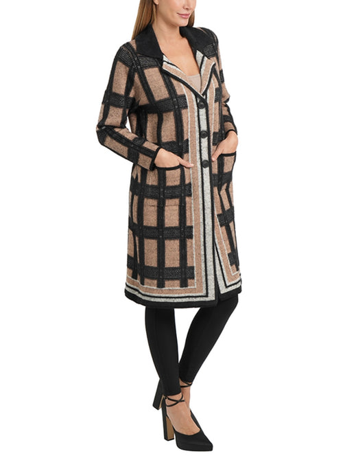Marilyn Cardigan in Camel & Black