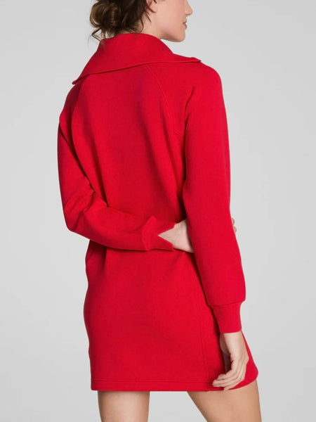 AirEssentials Half Zip Dress in Spanx Red