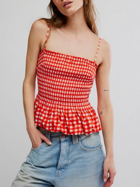 Sundance Tank in Red Combo