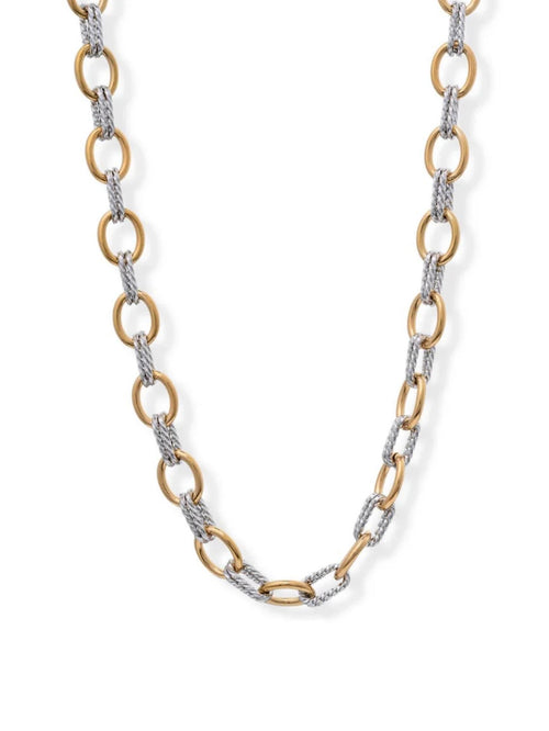 Mini Roxy Necklace in Two Tone