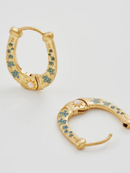 Horseshoe Hoop Earrings