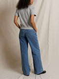 Cleo French Terry Short Sleeve in Heather Grey
