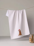 Merry Doodle Tea Towel