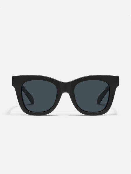 After Hours Sunnies in Matte Black & Smoke