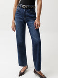 Cassie High Rise Straight Leg in Cultivate