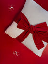 Red Bow Pillow