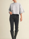 MOCKtauk Will Never Be The Same Sweater in Heather Grey