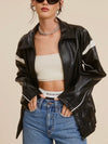 Hello Faux! Bomber Jacket in Black