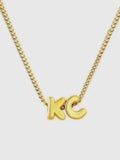 KC Bubble Letters Necklace