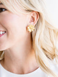 Marigold Flower Studs