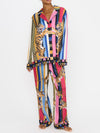 Classic PJ Set in Tiger Dreams Silky