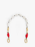 Shortie Strap in Pearl Multi Charm
