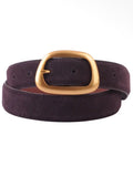 Can't Be PerSUEDEd Belt in Chocolate