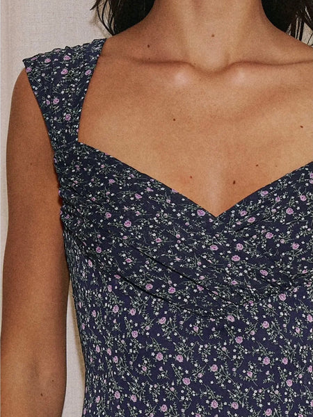 Deep Blue Sea Maxi Dress in Navy