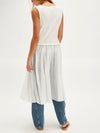 Twice As Nice Maxi Top in Ivory
