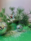 Holiday Icon Martini Glass in Santa