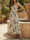Birds Of A Feather Midi Dress in Cream