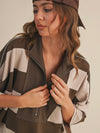 Take A Break Stripe Set in Brown Combo