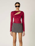 San Vicente Top in Cranberry