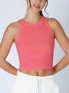 Vintage Vibes Tank in Flamingo