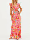 Elodie Dress in Passion Fruit
