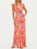 Elodie Dress in Passion Fruit