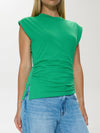 Nya Asymmetrical Tee in Mantis