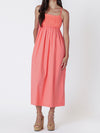 On The Island Maxi in Bright Coral