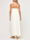 Raveena Dress in Black & Cream
